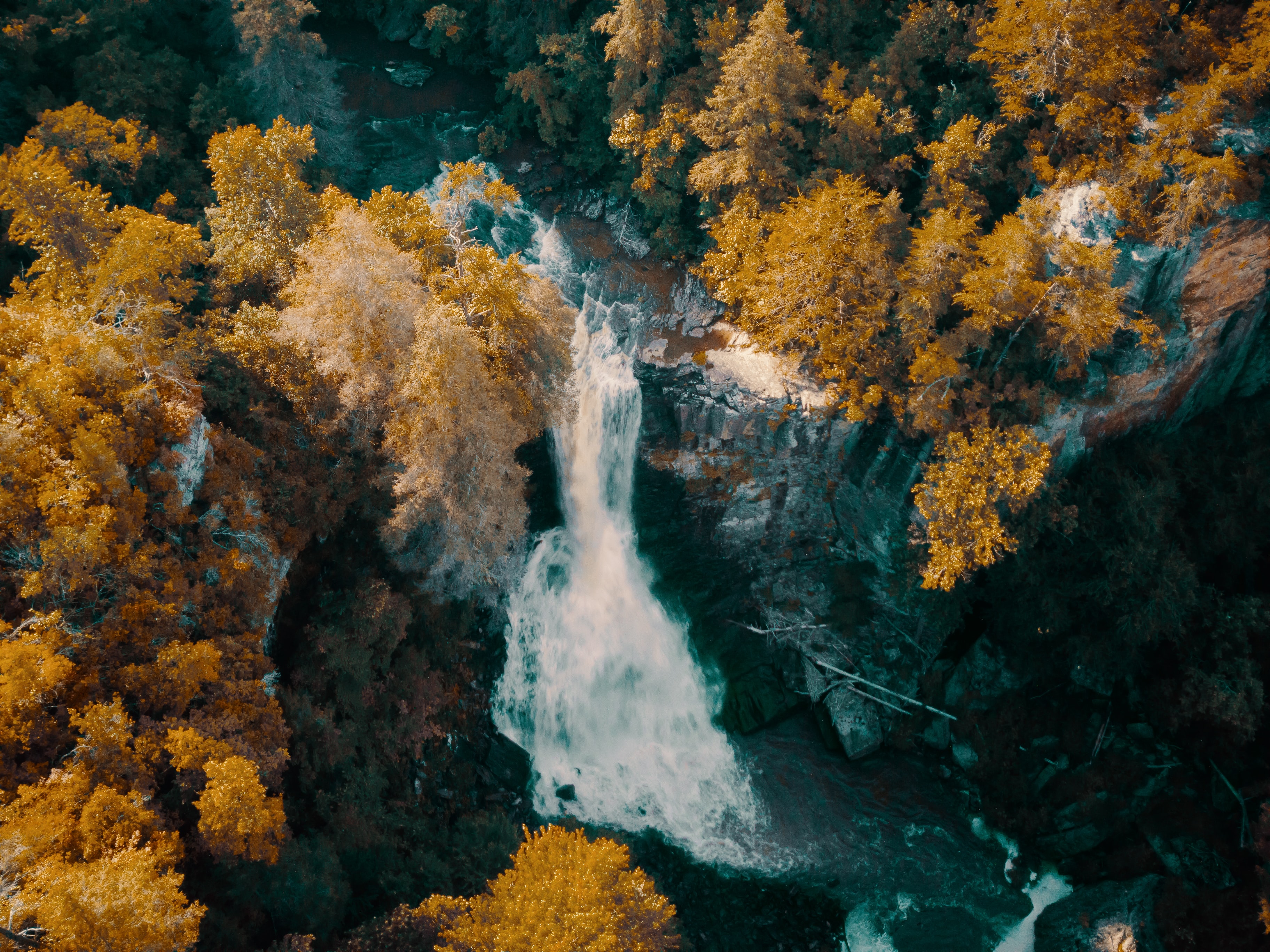 View from above of Fall Creek Falls, Tennessee, USA